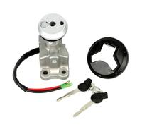 Interruttore di accensione moto in alluminio Coperchio bloccante del serbatoio del carburante con tasto compatibile per i modelli 155cc 2015-2019