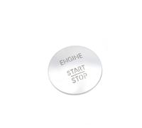 Interruttore di accensione motore con pulsante di avviamento e arresto senza chiave per auto, adatto per Mercedes-Benz W164 W205 W204 W212 W166 W221 221545071(Silver)