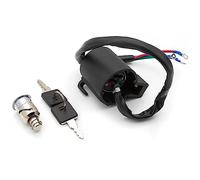 Interruttore di accensione per Moto Sportster XL 883 1200, Interruttore di accensione per avviamento Moto, Kit di bloccaggio Chiave, ricambi