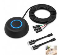 Interruttore di accensione per PC, pulsante di accensione esterno, interruttore ON/OFF per avvio remoto di PC desktop, pulsante di estensione per scheda madre con LED