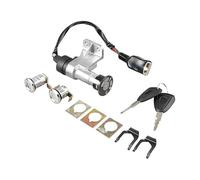 Interruttore Di Accensione Serratura Per 50cc 150cc Per GY6 Scooter Ciclomotore Taotao Jonway Roketa Anteriore Bagaglio Sella Serratura Chiavi Interruttore Accensione Set Blocco
