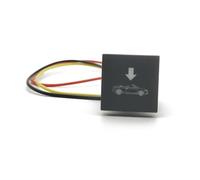 Interruttore di accensione/spegnimento automatico a LED rosso, freccia su/freccia giù, adatto per VW Golf 6 MK6 Jetta 5 Caddy Touran EOS Scirocco(Car down)