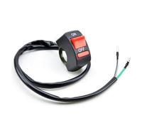 Interruttore di accensione Universale Del Motociclo Manubrio Lampeggiatore Interruttore Moto Interruttore Della Luce ON OFF Pulsante Adatto Per Moto Motore ATV Bike DC12V/10A Nero Chiave