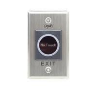 Interruttore di accesso da incasso PNI PB103, senza contatto, NO/NC/COM, 12 V/24 V DC, LED di stato, metallico, 5 fili