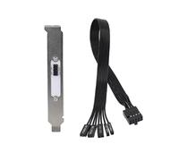 Interruttore di Alimentazione Esterno per Scheda Madre, LED HDD, Pulsante di Riavvio, Cavo di Prolunga per PC, Chassis, Deflettore PCI