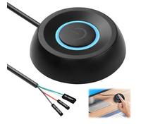 Interruttore di alimentazione per PC, interruttore di alimentazione del computer desktop, PC Power Button, avvio remoto esterno, accessorio PC con cavo in PVC da 1,8 m