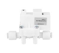 Interruttore di alta pressione 1/4 "DC 24 V, interruttore di alta pressione per macchina dell'acqua RO, di osmosi inversa Interruttore di alta pressione RO 0,25 MPa azione,