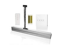 Interruttore di apertura automatico for finestra scorrevole a catena elettrica domestica da 400 mm Attuatore for finestra TUYA,Resistenza a tutte le intemperie(Kit4)