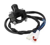 Interruttore di arresto del motore motociclistico Compatibile con la luce equazione S e X Modelli Black Horn Button Hublebar Start City Stop Universal Fit