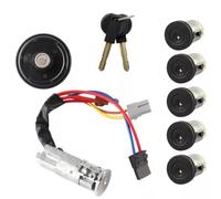 Interruttore Di Avviamento Con Cilindro Blocco Accensione Sterzo Con Kit Di Riparazione Chiavi Compatibile Con Peugeot Per Expert 1995-2006 4162F4 Interruttore Blocco Accensione Set