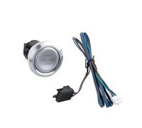 Interruttore di avviamento momentaneo Pulsante Start Stop/Adatto for serie ec002 argento stile P3, luce rossa