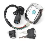 Interruttore di avviamento Set Di Interruttori A Chiave Accensione Per Moto, Tappi Serbatoio Carburante Per Suzuki GS125 1982 1983 1984 1985 1986 1987 1988 1989 1990-2000(4 wires)