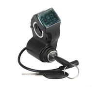Interruttore di blocco per manubrio scooter elettrico, indicatore a 3 pin, impermeabile, costruzione in ABS, visualizzazione dello stato della batteria in tempo reale per G2 Pro