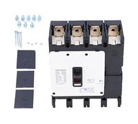Interruttore di circuito 4P 250 A MCCB per la protezione dei motori, interruttore sezionatore a cassa stampata per batterie con involucro ignifugo, elevata capacità di interruzione