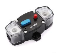 Interruttore di circuito CC dal design compatto, 12-42 V, ripristino manuale per motori da traina, camper, barche, audio automobilistico, 50 A, 60 A, 80 A, fino a 300 A (150 A)