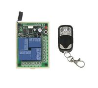 Interruttore di comando a distanza Controller DC12V 24V 4CH utilizzato for il corno a lampada 'asta spinta del motore e altre apparecchiature Residenziale, Commerciale(1,433 MHz,24)