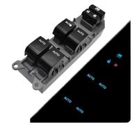 Interruttore di comando alzacristallo elettrico master anteriore lato conducente 4 compatibile con parti di motociclette automobilistiche Yaris Vios per il numero di parte 84820-06100(Ice-blue)