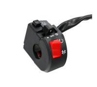 Interruttore di Comando da Manubrio per Moto da 22mm Universale - per Clacson, Indicatori di Direzione, Fari Fendinebbia Elettrici E Avviamento