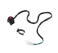 Interruttore di Comando Manubrio 7/8" per Moto e ATV - Gruppo Manubrio Universale - Pulsante di Avvio, Arresto e Spegnimento Motore per Moto, Scooter e ATV
