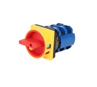 Interruttore di commutazione 380V 20A, interruttore di circuito di carico on-off a 2 posizioni 2 poli, interruttore di alimentazione rotante universale