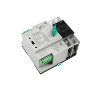 Interruttore di commutazione ATS monofase 2P su guida DIN for fotovoltaico e inverter con doppio selettore di trasferimento di potenza(110V)