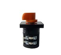 Interruttore di commutazione elettrico manuale HZ5B-20/2 Serie 20A 0-4 Posizioni Due Poli Contatti elettrici in argento