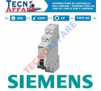 Interruttore di Controllo 20A 1NO 1 Lampada 230V Siemens 5TE8 101