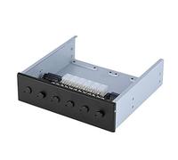 Interruttore di Controllo Alimentazione HDD per Computer PC Desktop, Commutatore di unità con 6 Interruttori Autobloccanti per Controllo di più Sistemi, Disco Rigido Fisso da 2,5", per