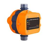 Interruttore di controllo automatico a pressione for pompa 'acqua PS03A 250V 1.1KW, interruttore di controllo 'acqua Controller a pompa 'acqua con timer digitale Facile installazione(Oranje)