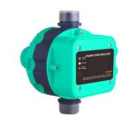 Interruttore di controllo automatico a pressione for pompa 'acqua PS03A 250V 1.1KW, interruttore di controllo 'acqua Controller a pompa 'acqua con timer digitale Facile installazione(Groen)