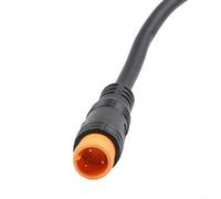 Interruttore di controllo compatibile a 3 pin per biciclette elettriche che supportano l'illuminazione dei fari e l'attivazione degli altoparlanti senza cablaggio esterno