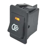 Interruttore di controllo dei fari Interruttori a bilanciere per luci auto, pulsante On/Off, 2 posizioni, 4 pin, LED 35 A(Yellow)