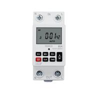 Interruttore di controllo del tempo ad alta potenza da 4 pezzi, alimentazione 220 V, controllo del ciclo di spegnimento automatico, programmabile quotidianamente, settimanalmente, 7 giorni(80A)