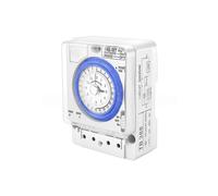 Interruttore di Controllo del Tempo TB388 Timer Meccanico 24 Ore Controllo 110 230V AC Design Compatto e Affidabile Tempo di Commutazione Infinito