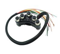 Interruttore di controllo della moto 7/8 "22mm Interruttori Moto Manubrio Interruttore Di Comando Per Fari Indicatori Di Direzione Fendinebbia Corno ON OFF Start Kill Switch Bottoni