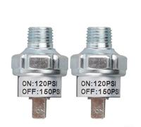 Interruttore di controllo della pressione dell'aria per sistemi pneumatici Compressore d'aria Uso 1/8 NPT Valvola filettata per serbatoio d'aria e controllo della pressione della sospensione (120-150)