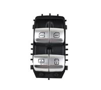 Interruttore di controllo finestrino Per Benz S550e Base 2015 2016 2017 Pulsante Regolatore Interruttore Alzacristallo Elettrico Posteriore Sinistro/destro Marrone Nero Beige 2229051505(Black)