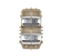 Interruttore di controllo finestrino Per Benz S550e Base 2015 2016 2017 Pulsante Regolatore Interruttore Alzacristallo Elettrico Posteriore Sinistro/destro Marrone Nero Beige 2229051505(Beige)