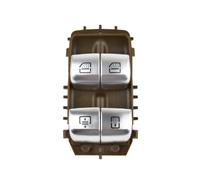 Interruttore di controllo finestrino Per Benz S550e Base 2015 2016 2017 Pulsante Regolatore Interruttore Alzacristallo Elettrico Posteriore Sinistro/destro Marrone Nero Beige 2229051505(Brown)