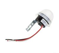 Interruttore di controllo fotografico antipioggia, 12 V, 110 V, 220 V, sensore di luce automatico per lampioni stradali, autostrade, fabbriche, aeroporti, fattorie, parchi, scuole (110 V)