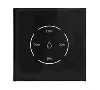 Interruttore di controllo intelligente della caldaia 40A compatibile con Tuya WiFi e reti per l'automazione e la pianificazione dello scaldabagno (nero)