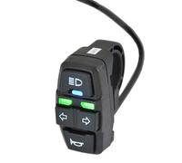 Interruttore di controllo manubrio efficiente per moto luce anteriore corno segn