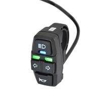 Interruttore di controllo manubrio efficiente per moto luce anteriore corno segn