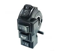 Interruttore di controllo per veicoli elettrici, nero, 9 pin, per veicoli | Controlla il faro, per clacson, indicatori di direzione; design a 9 pin; si adatta alla maggior parte delle e-per biciclette