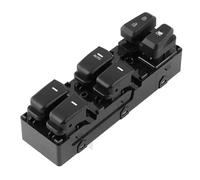 Interruttore di controllo principale alzacristallo elettrico anteriore sinistro, pulsante grigio con luce blu per Sonata 2011, 2012, 2013, 2014 e 2015(Black Button)
