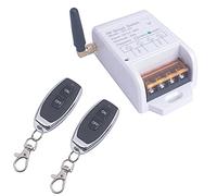 Interruttore di controllo remoto 12V 24V 36V 48V interruttore wireless da 12V a 48V per pompa dell'acqua, porta del garage sistemi di sicurezza, luci, ricevitore del trasmettitore (2* controllo