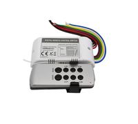 Interruttore di controllo remoto ad alta tensione da 220 V, controller di gruppo di segmenti di controllo remoto della lampada a 6 vie