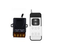 Interruttore di Controllo Remoto Wireless 30A 1 Canale con Ricevitore Relè e Trasmettitore AB per Motore, Pompa, Cancello, Luce, 315 MHz