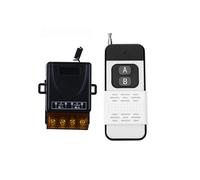Interruttore di Controllo Remoto Wireless 30A 1 Canale Relè Ricevitore Controller + Trasmettitore AB per Luce Motore Pompa Cancello 433Mhz