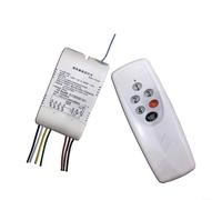 Interruttore di controllo remoto wireless a LED per plafoniere a 2/3/4 vie, montaggio a parete, timer con forte penetrazione del segnale per la sicurezza domestica, modalità di sospensione, CA 220 V